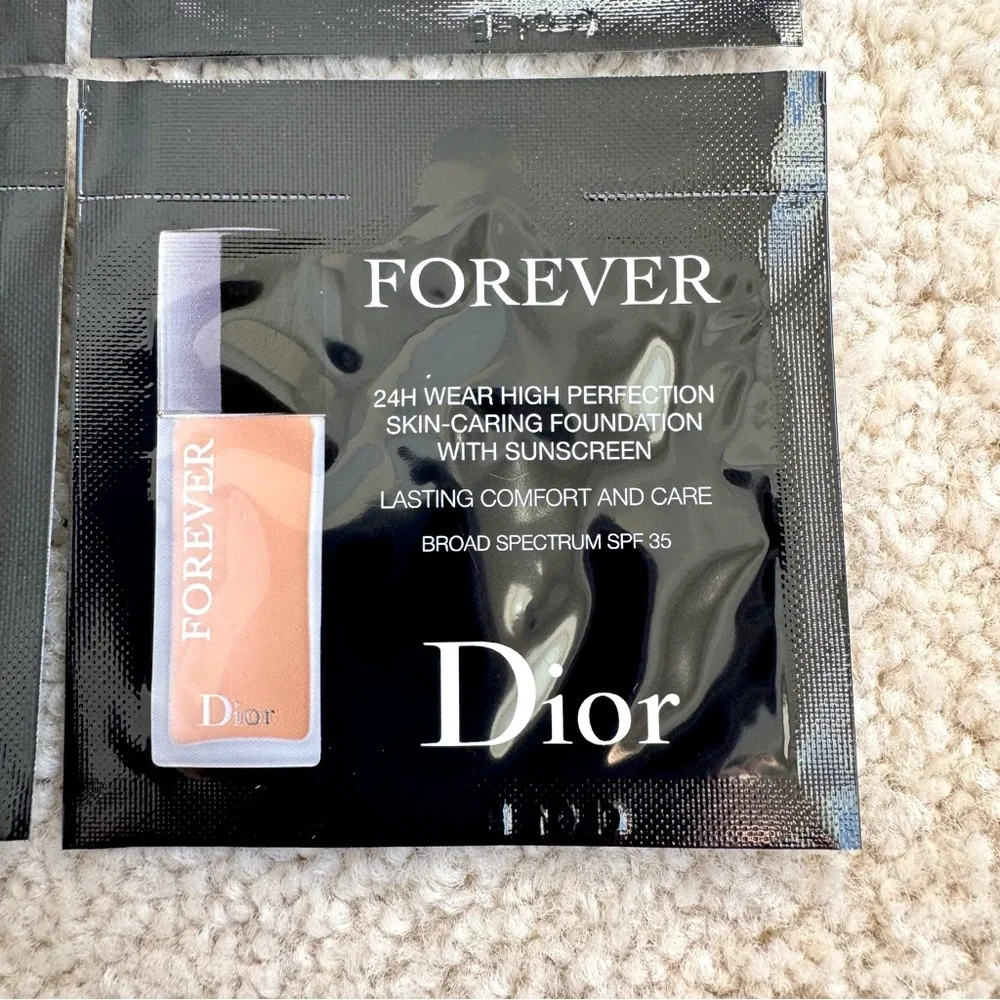 Dior Forever 24H Wear High Perfection Foundation Samples in 3N SPF35 Travel